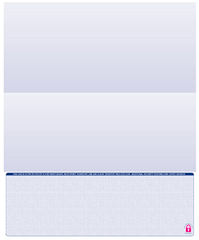 Blue bottom checks