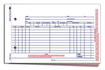 Truform™ brand - parts invoice - stock