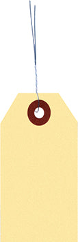 Manila tags with wire inserted - plain - form tww-2