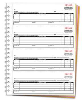 Purchase order books - Form NC-124-4