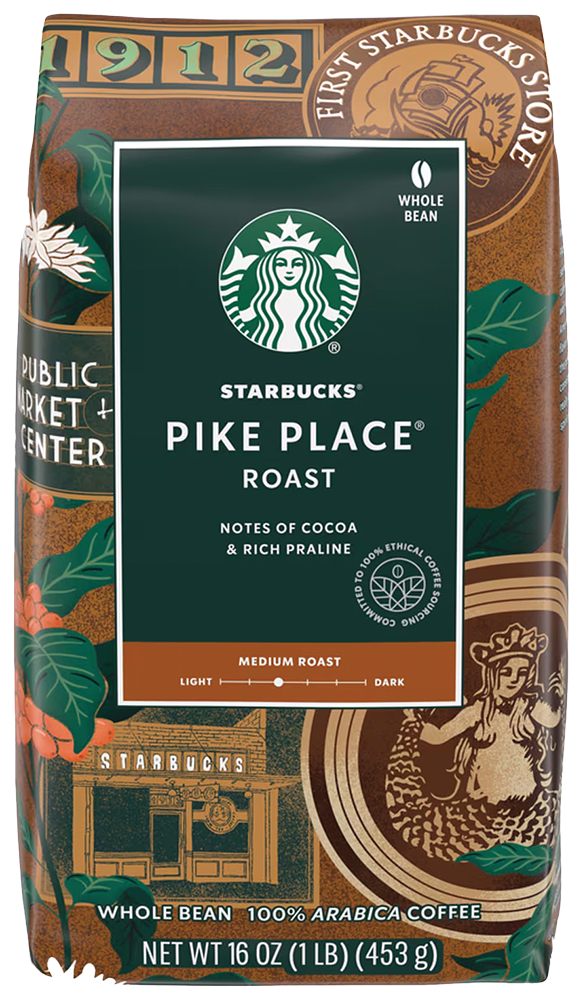 Whole Bean Coffee - 16 oz - Starbucks® Pike Place®