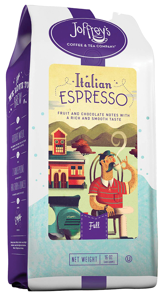 Whole Bean Coffee - 16 oz - Joffrey's Italian Espresso