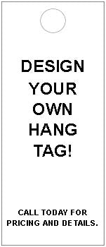 Custom hang tag