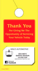 Thank you hang tag (form crm-1)