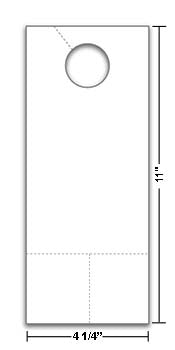 Two-tab hang tag