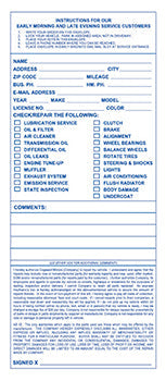 Personalized night drop envelope