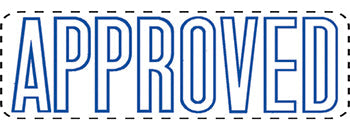 Stamp - "approved"