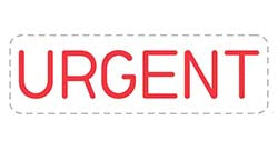 Stamp - "urgent"
