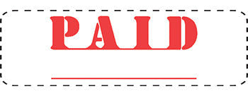 Stamp - "paid"