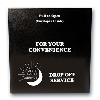 Caats™ brand - standard night drop box - wall mount