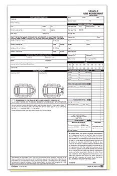 Truform™ brand - vehicle use agreement