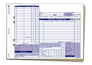 Repair order - plain - Form RO-664-3