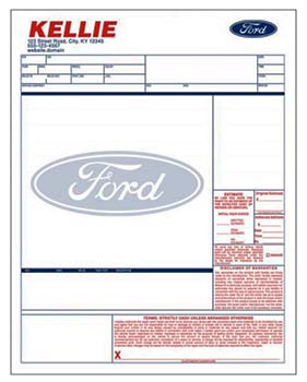 Laser service invoices - plain - form lzr-si-14