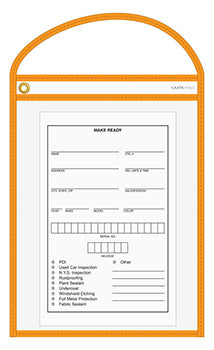 Caats™ brand - stitched work ticket holder