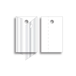 Clear plastic sleeve for vehicle stock numbers - svl-1