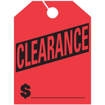 Jumbo mirror hang tags
