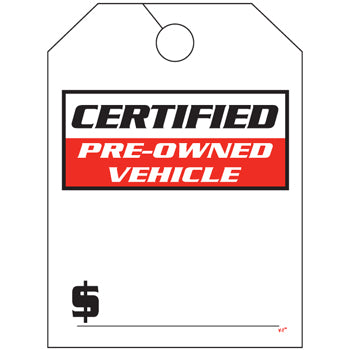Mirror hang tags