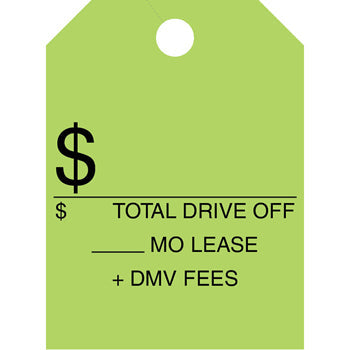 Custom mirror hang tags