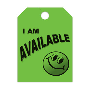 Custom mirror hang tags