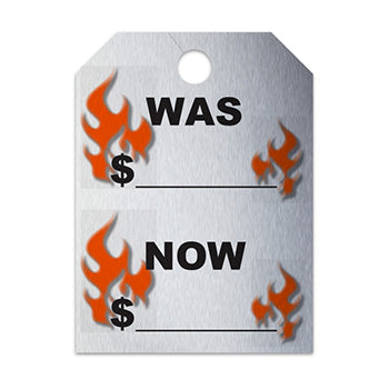 Custom mirror hang tags
