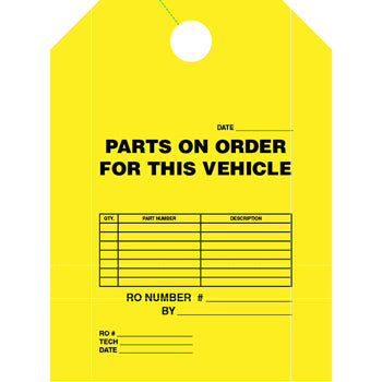 Custom mirror hang tags