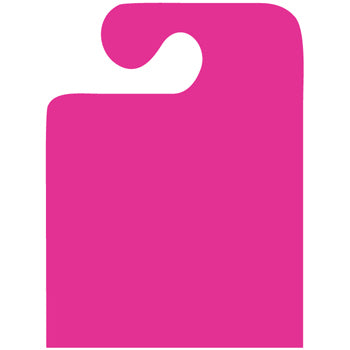 J-hook mirror hang tags