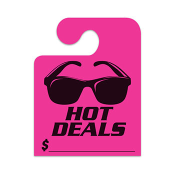 Custom mirror hang tags