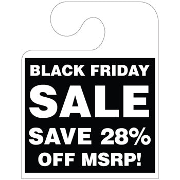 Custom mirror hang tags