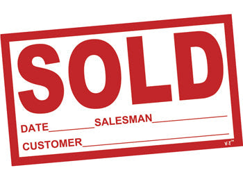 Sold sticker