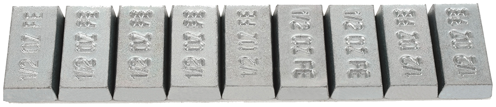 Quickstik® Adhesive Wheel Weights - Steel - .50 oz