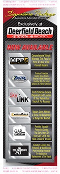 Addendum stickers (tape adhesive)