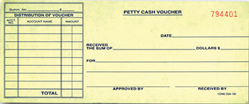 Petty cash voucher - form dsa-130