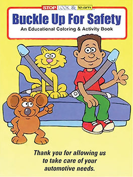Coloring book - buckle up for safety