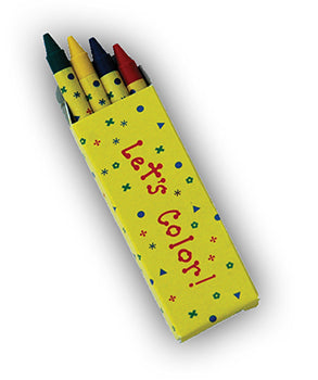 Crayons - 4 color (red, yellow, green, blue)