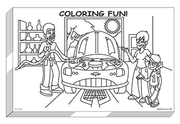 Coloring pad