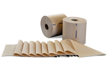 Roll towels - natural (brown)