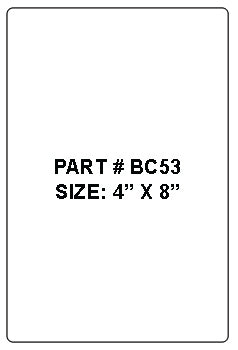 Blank bar code labels - BC53