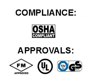 Just rite® brand - oily waste cans - 6 gallon