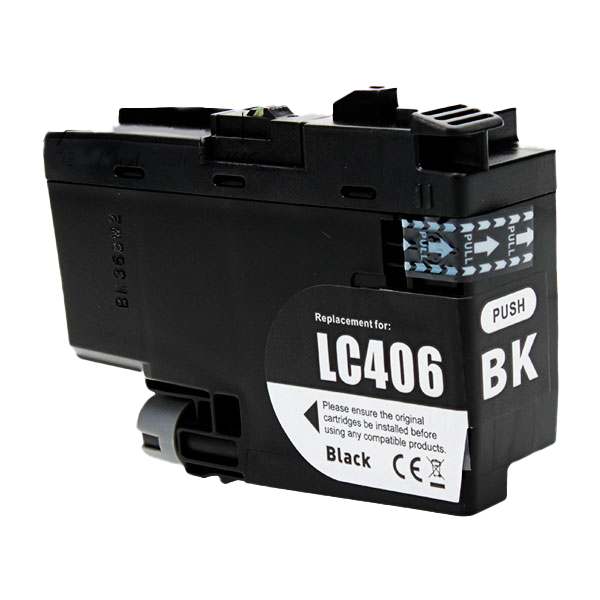 LC406BK Black - Brother Inkjet Cartridge