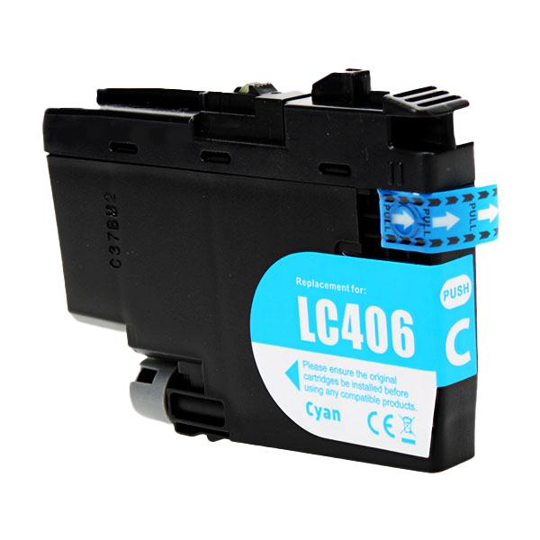 LC406C Cyan - Brother Inkjet Cartridge