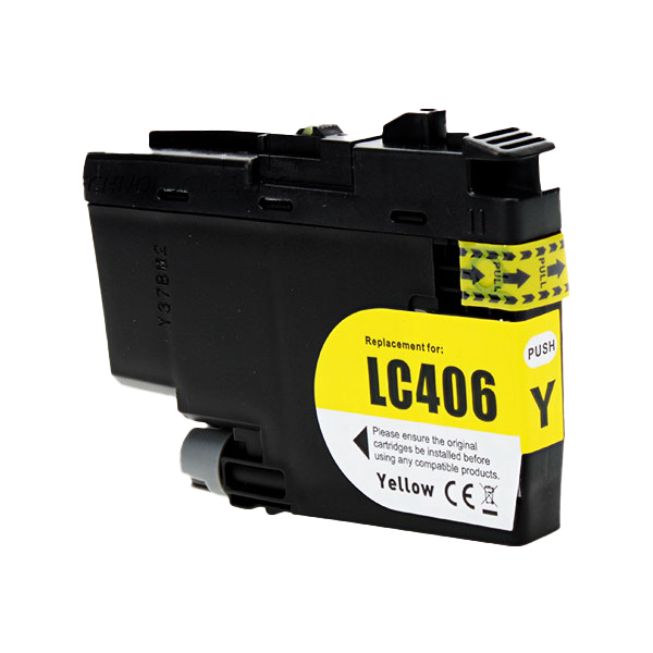 LC406Y Yellow - Brother Inkjet Cartridge