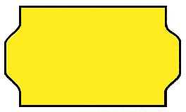 Meto® 2600 Yellow - 1 Line Price Marking Labels