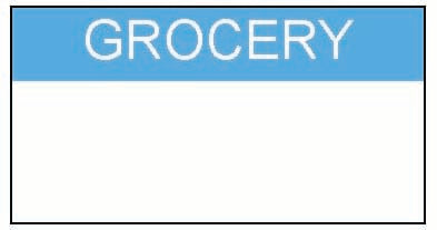 Monarch® 1110 Avery Dennison™ - 1 Line Price Marking Labels - FEB-117 (000537)
