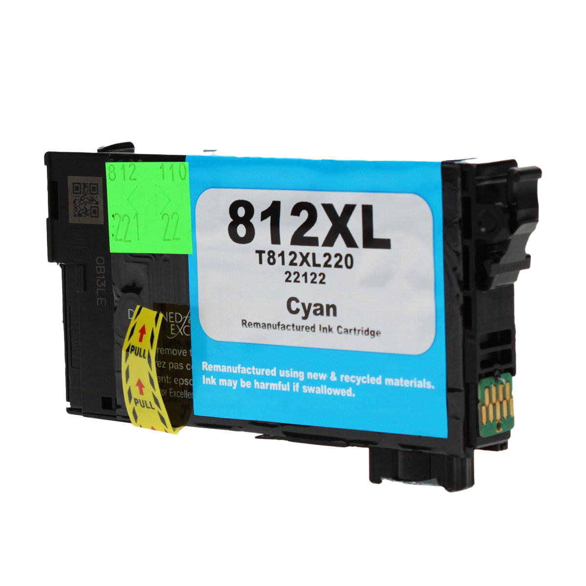 T812XL / T812XL220 Cyan - Epson Inkjet Cartridge